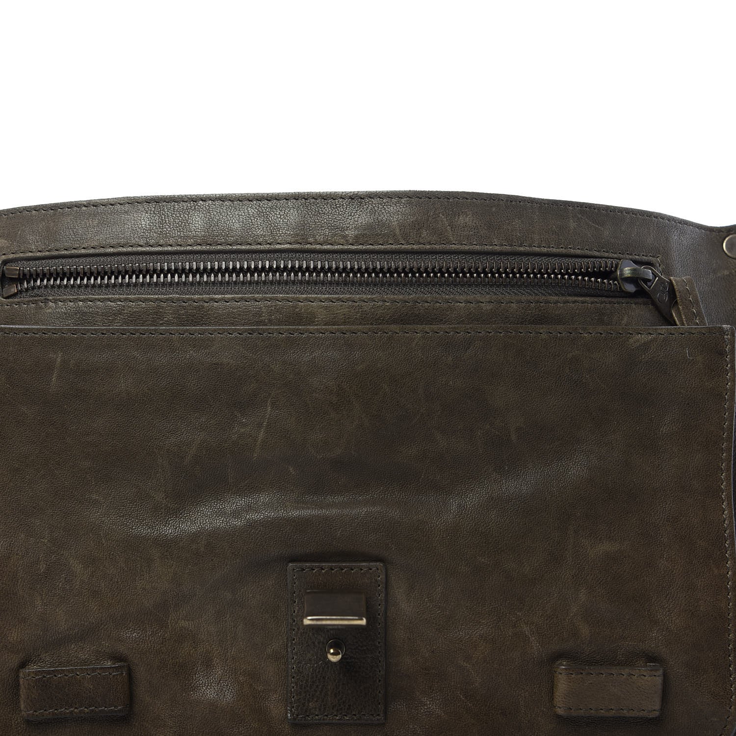 Proenza Schouler Lambskin Medium PS1 Satchel Military 15 of 22