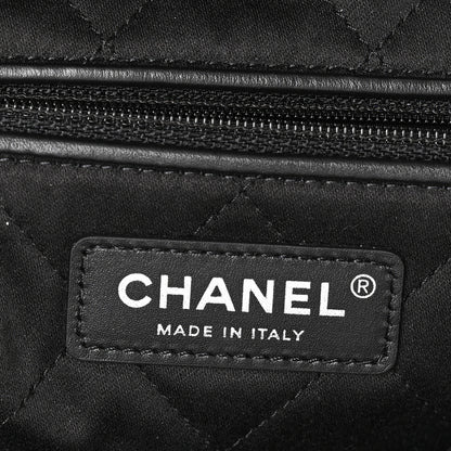 Chanel Shiny Calfskin Quilted Small Chanel 22 So Black 6 of 10