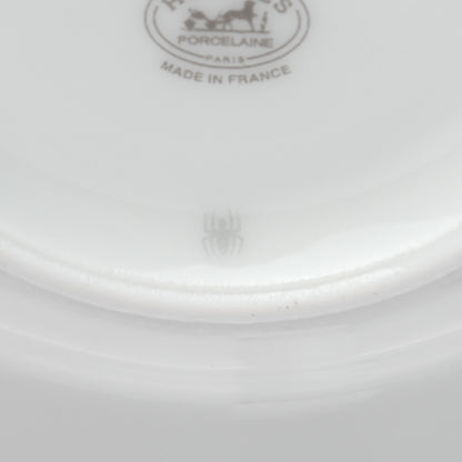 Hermes Porcelain Mosaique au 24 Coffee Cup and Saucer Set of 2 7 of 7
