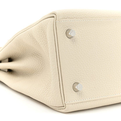 Hermes Togo Kelly Retourne 28 Craie 8 of 8