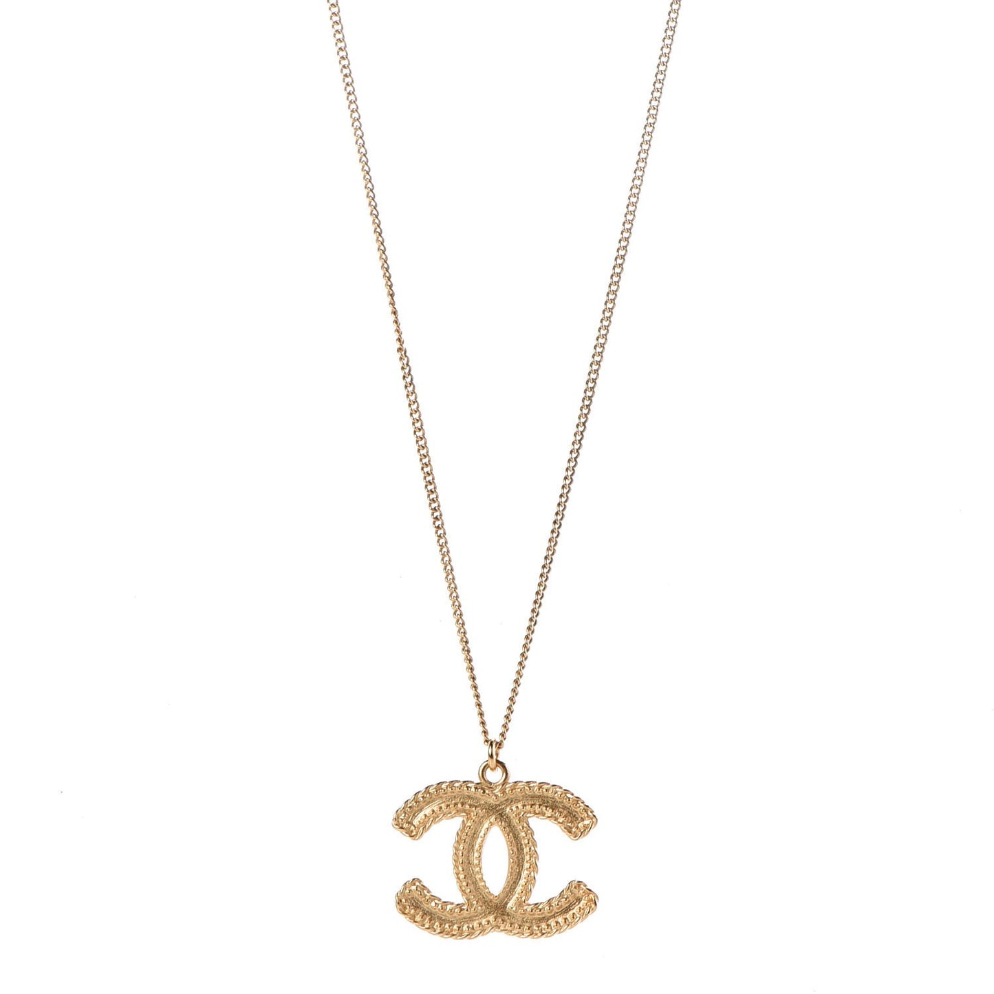 CC Necklace Matte Gold