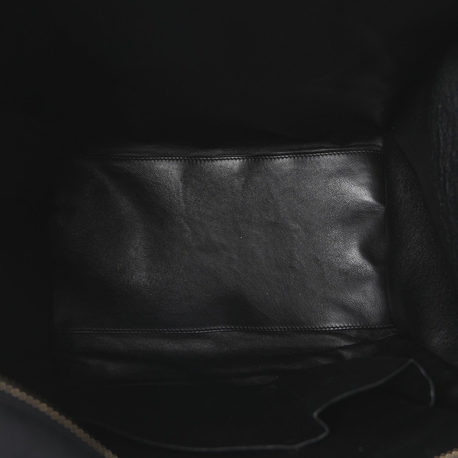 Celine Smooth Calfskin Mini Luggage Black 5 of 10
