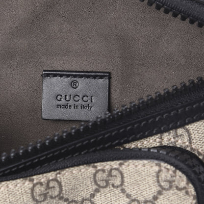 Gucci GG Supreme Monogram Belt Bag Black 6 of 10