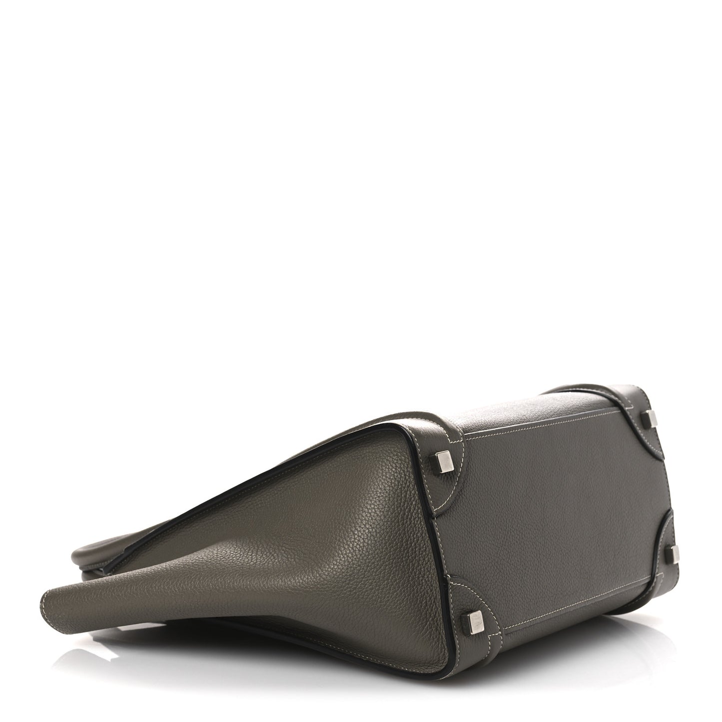 Drummed Calfskin Micro Luggage Souris