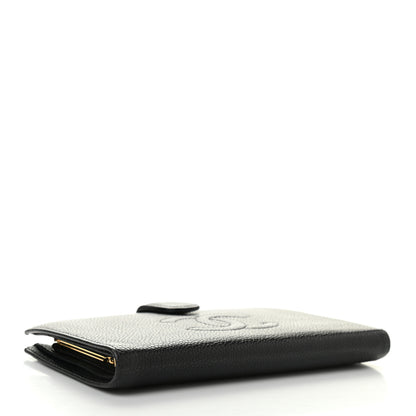 Chanel Caviar Timeless CC French Wallet Black 4 of 17