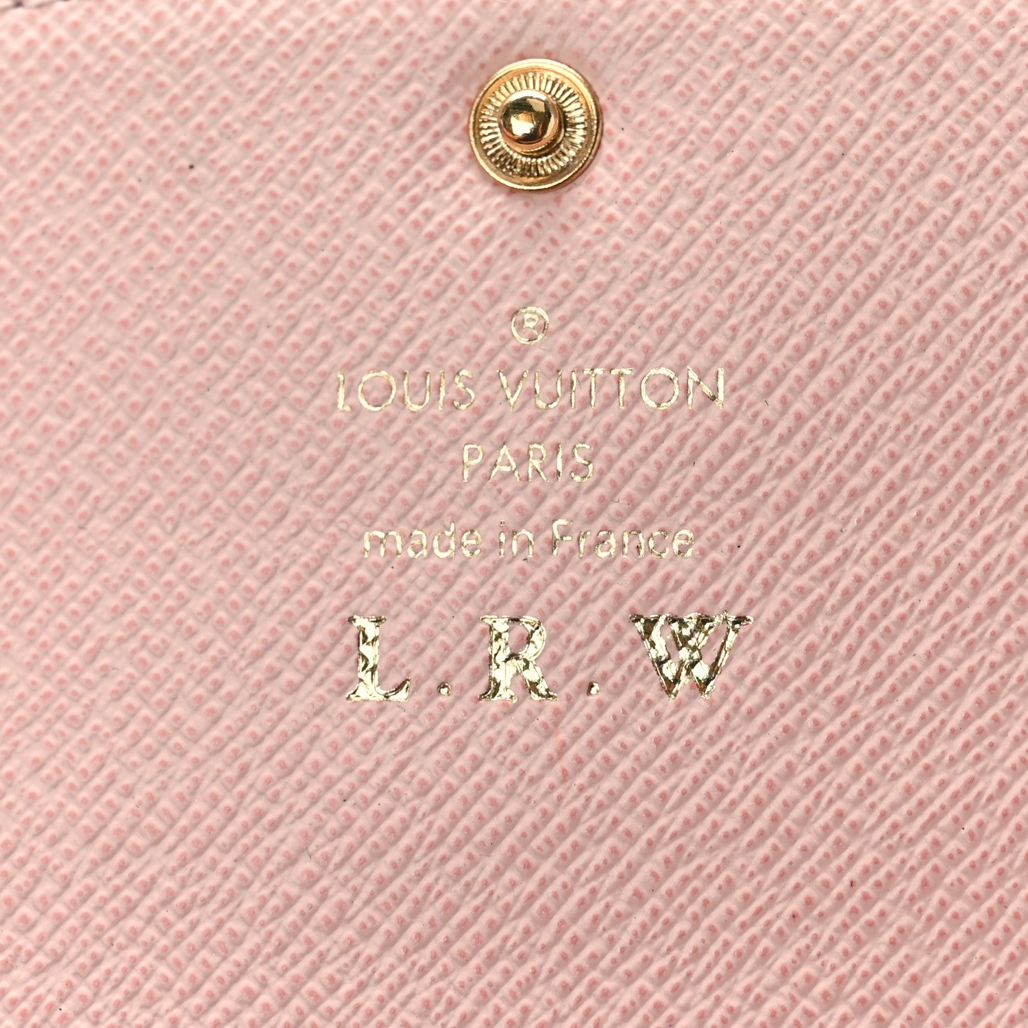 Louis Vuitton Damier Ebene Emilie Wallet Rose Ballerine 6 of 7