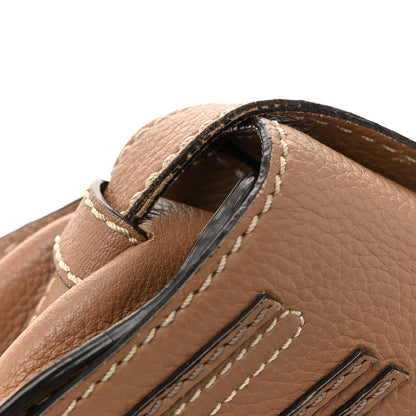 Chloe Calfskin Mini Marcie Round Crossbody Bag Nut 12 of 15