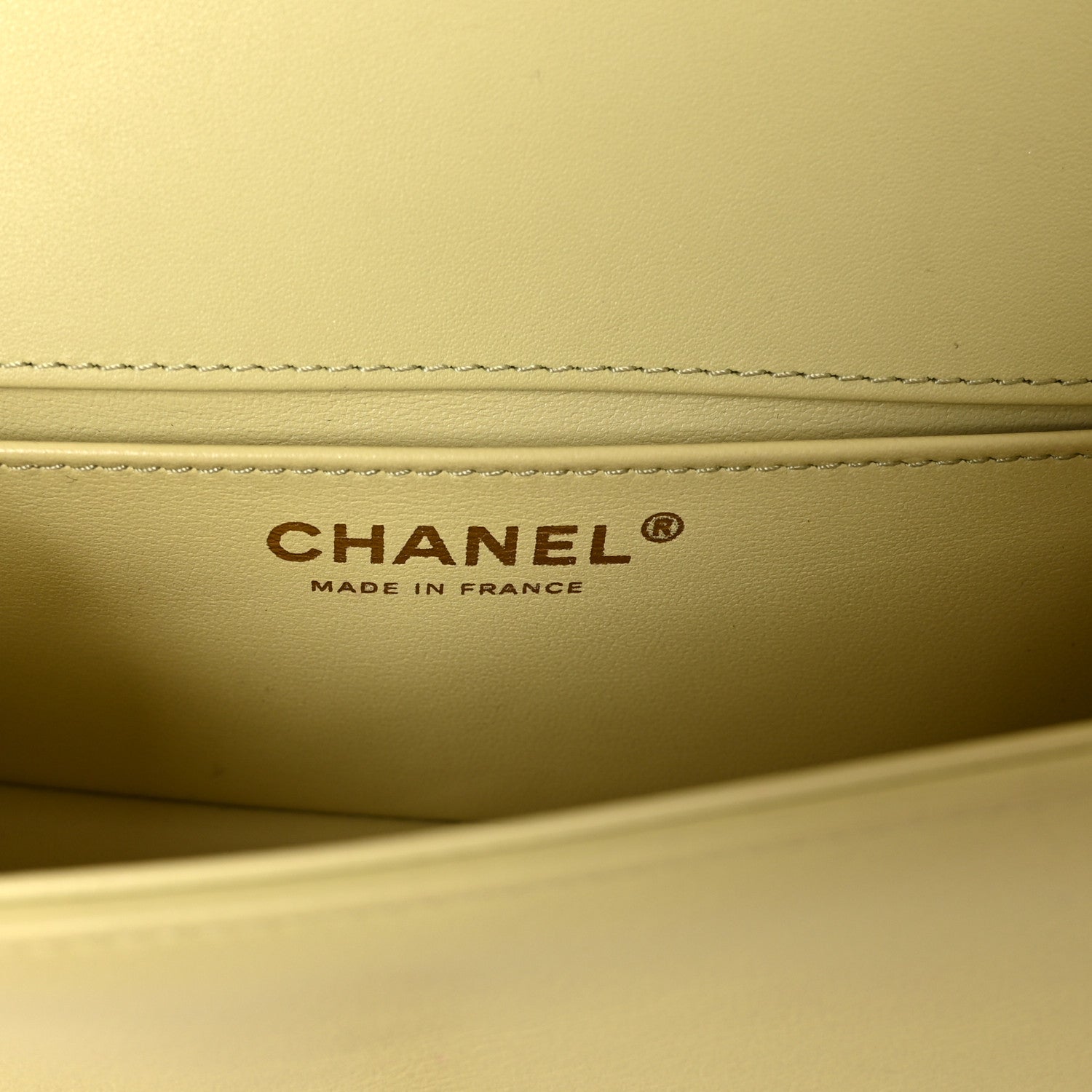 Chanel Lambskin Chevron Quilted Small Boy Flap Light Green 6 of 11
