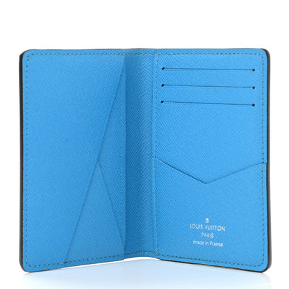 Louis Vuitton Taigarama Pocket Organizer NM Blue Lagoon 5 of 6