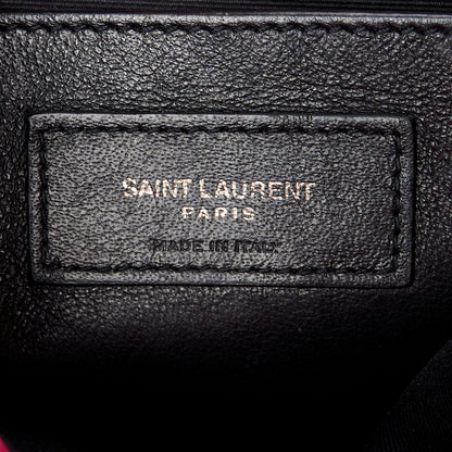 Saint Laurent Crinkled Calfskin Matelasse Monogram Baby Niki Chain Satchel Freesia 7 of 13