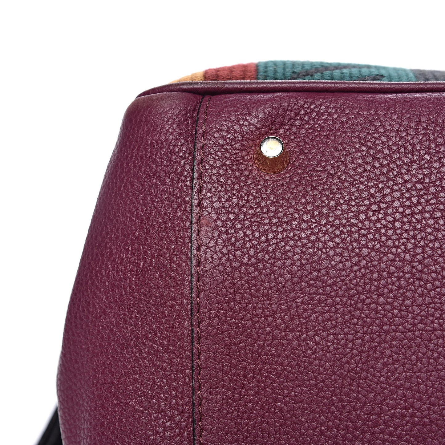 Calfskin Tapestry Milverton Satchel Multicolor