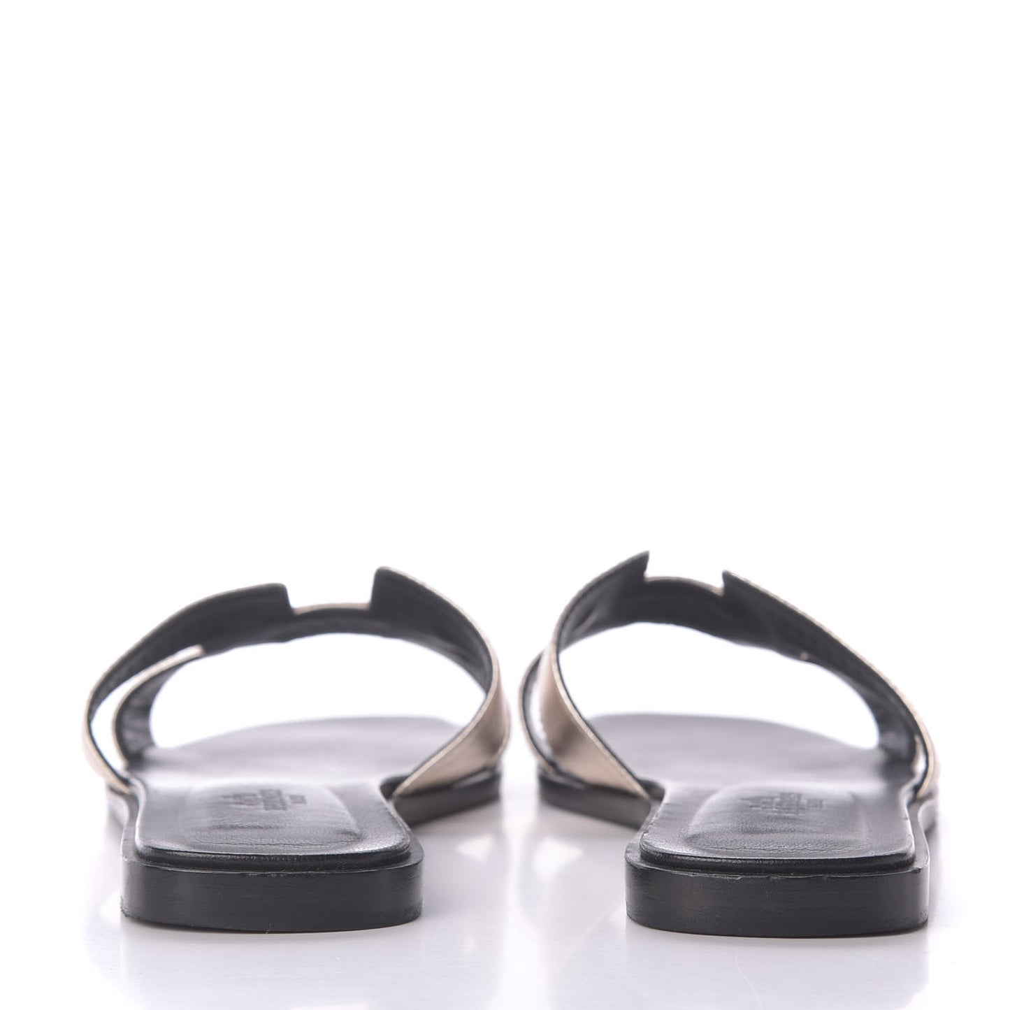 Metallic Nappa Oran Sandals 37.5 Or Vieilli