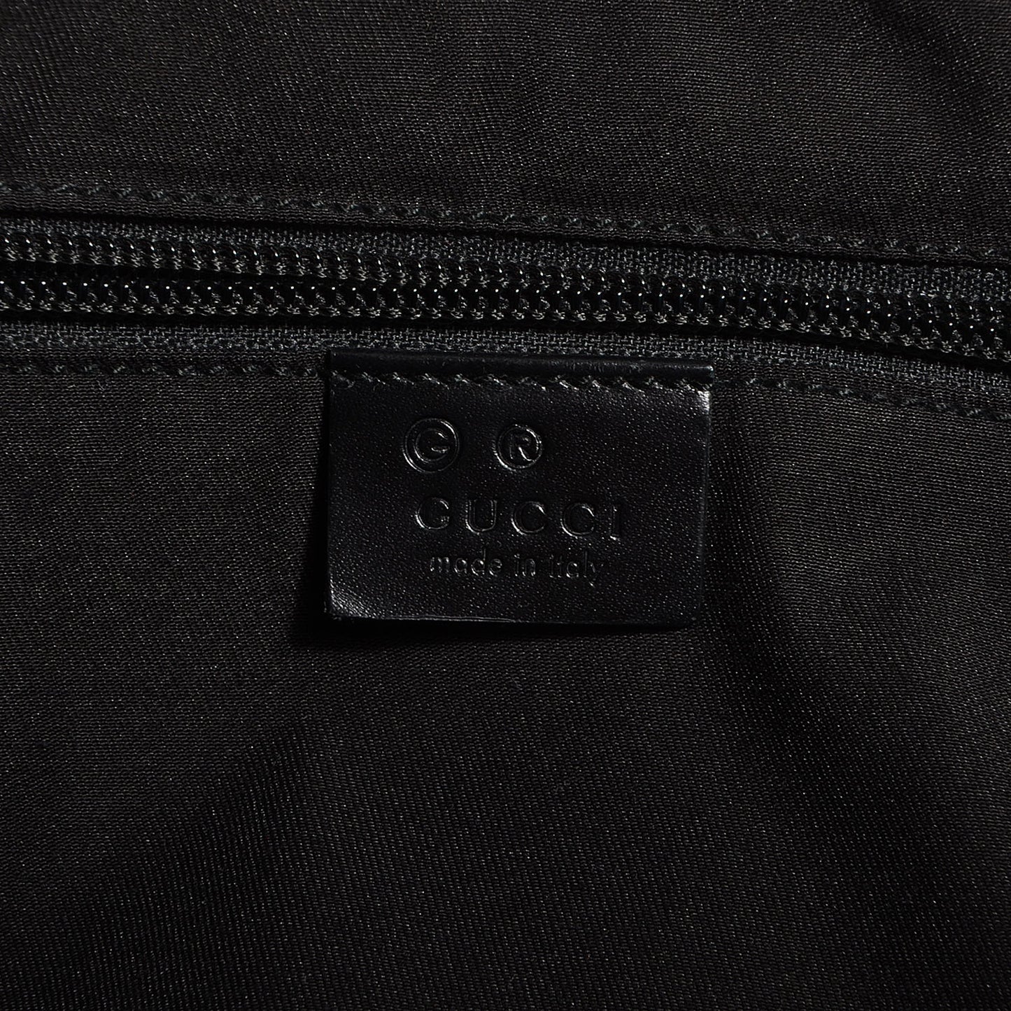 Denim Monogram Flat Messenger Bag Black