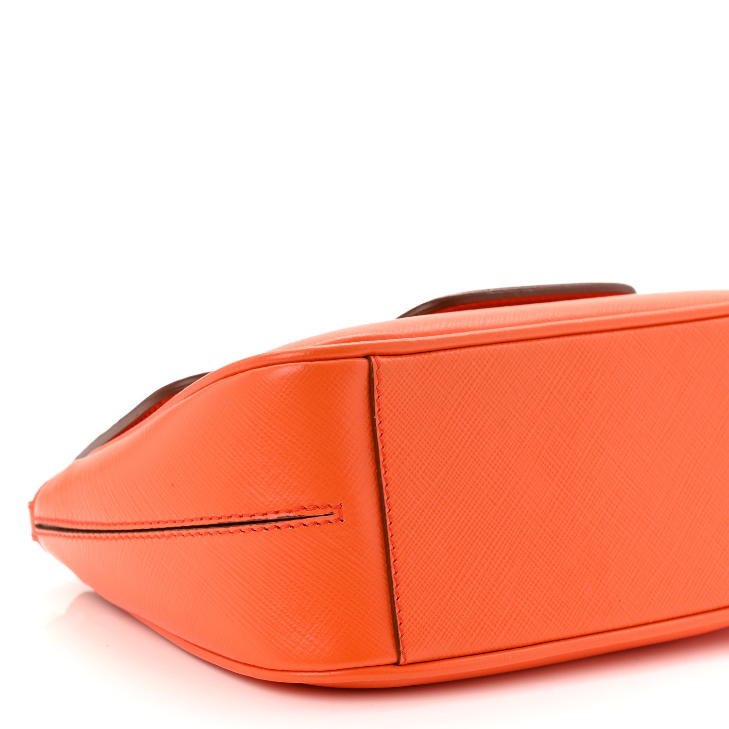Salvatore Ferragamo Printed Calfskin Paris Crossbody Bag Orange 14 of 19