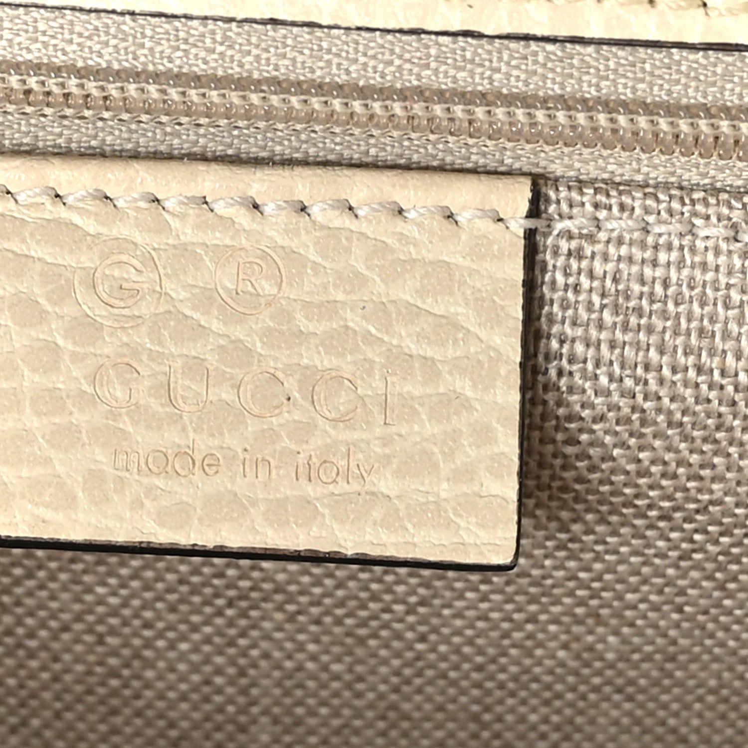 Gucci Dollar Calfskin Interlocking G Shoulder Bag Ivoire 7 of 10