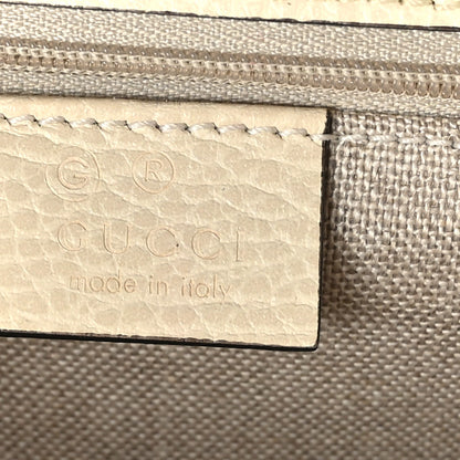 Gucci Dollar Calfskin Interlocking G Shoulder Bag Ivoire 7 of 10