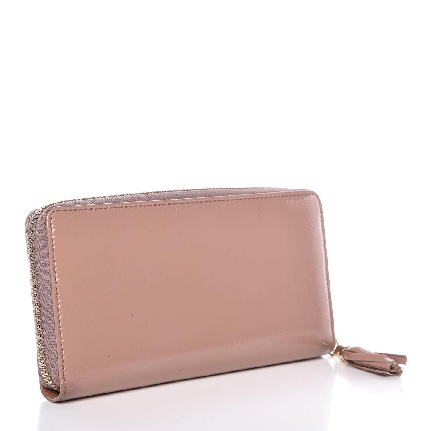 Patent Soho Zip Around Wallet Dark Cipria