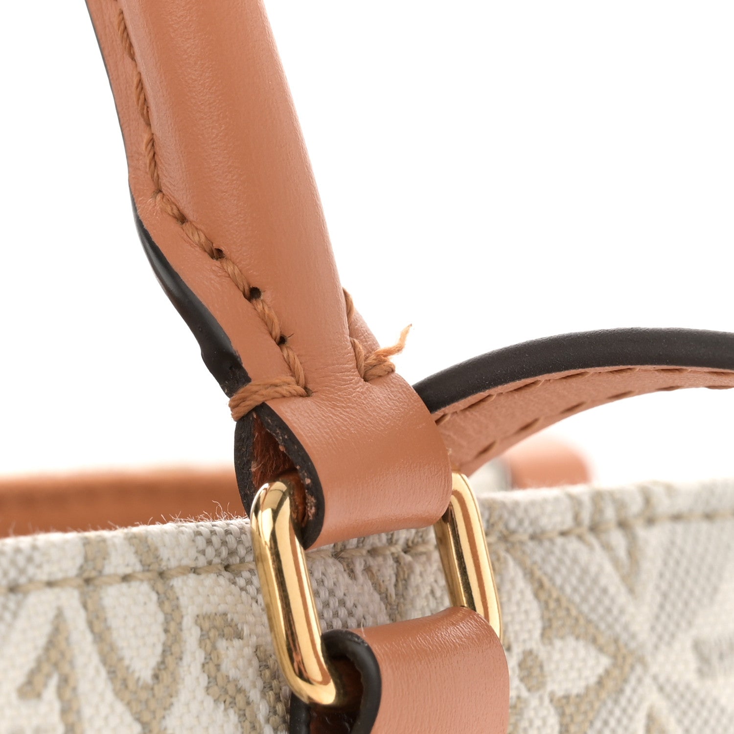 Louis Vuitton Jacquard Since 1854 Onthego MM Creme 10 of 10