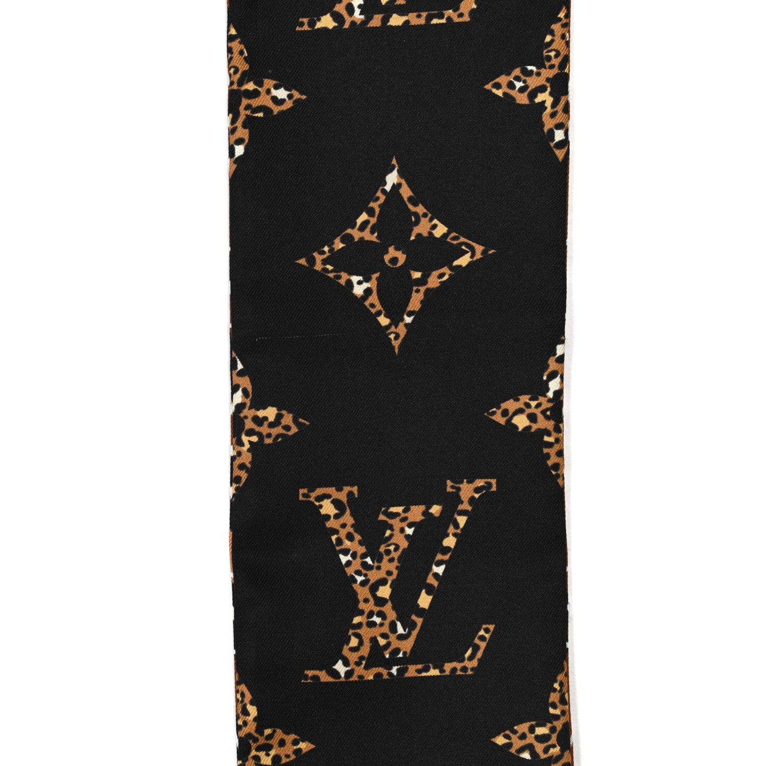 Louis Vuitton Silk Monogram Giant Jungle Bandeau Black 4 of 5