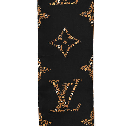 Louis Vuitton Silk Monogram Giant Jungle Bandeau Black 4 of 5