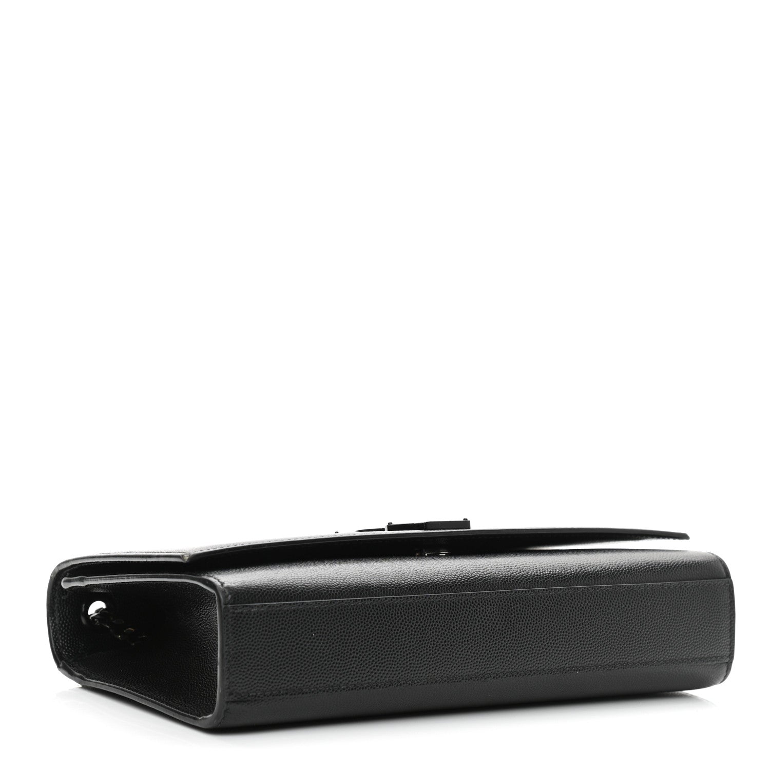 Saint Laurent Grain De Poudre Medium Classic Monogram Kate Satchel Black 4 of 12