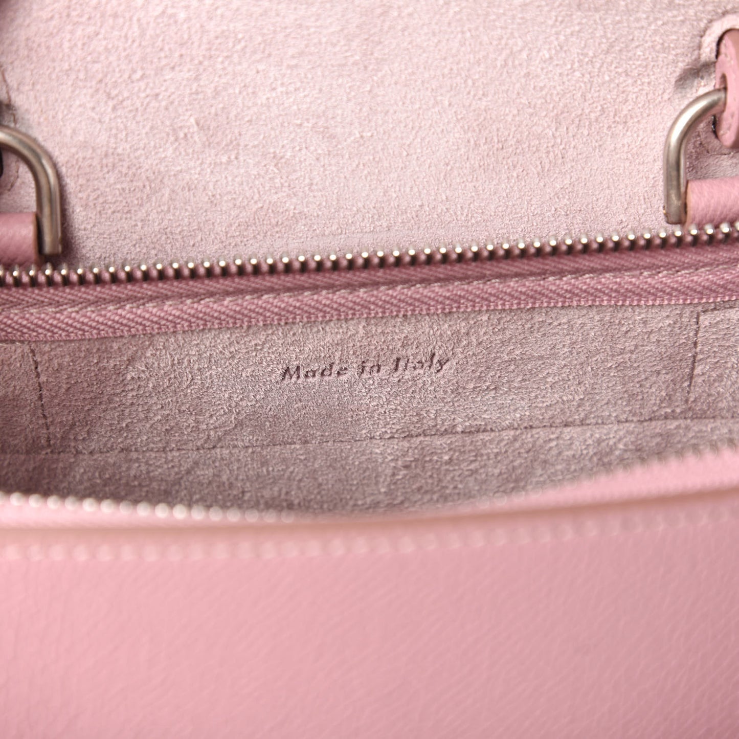 Grained Calfskin Nano Belt Bag Antique Rose