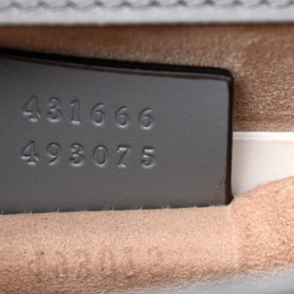 Gucci Calfskin Mini Sylvie Chain Shoulder Bag Deep Grey 7 of 9