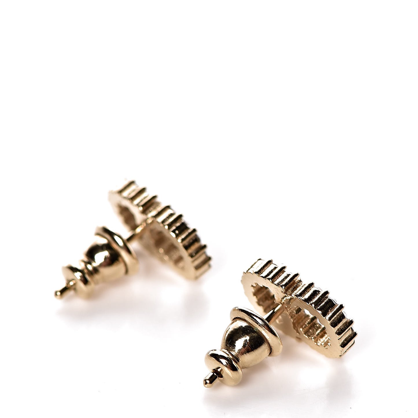 Crystal Clair D Lune Earrings Gold