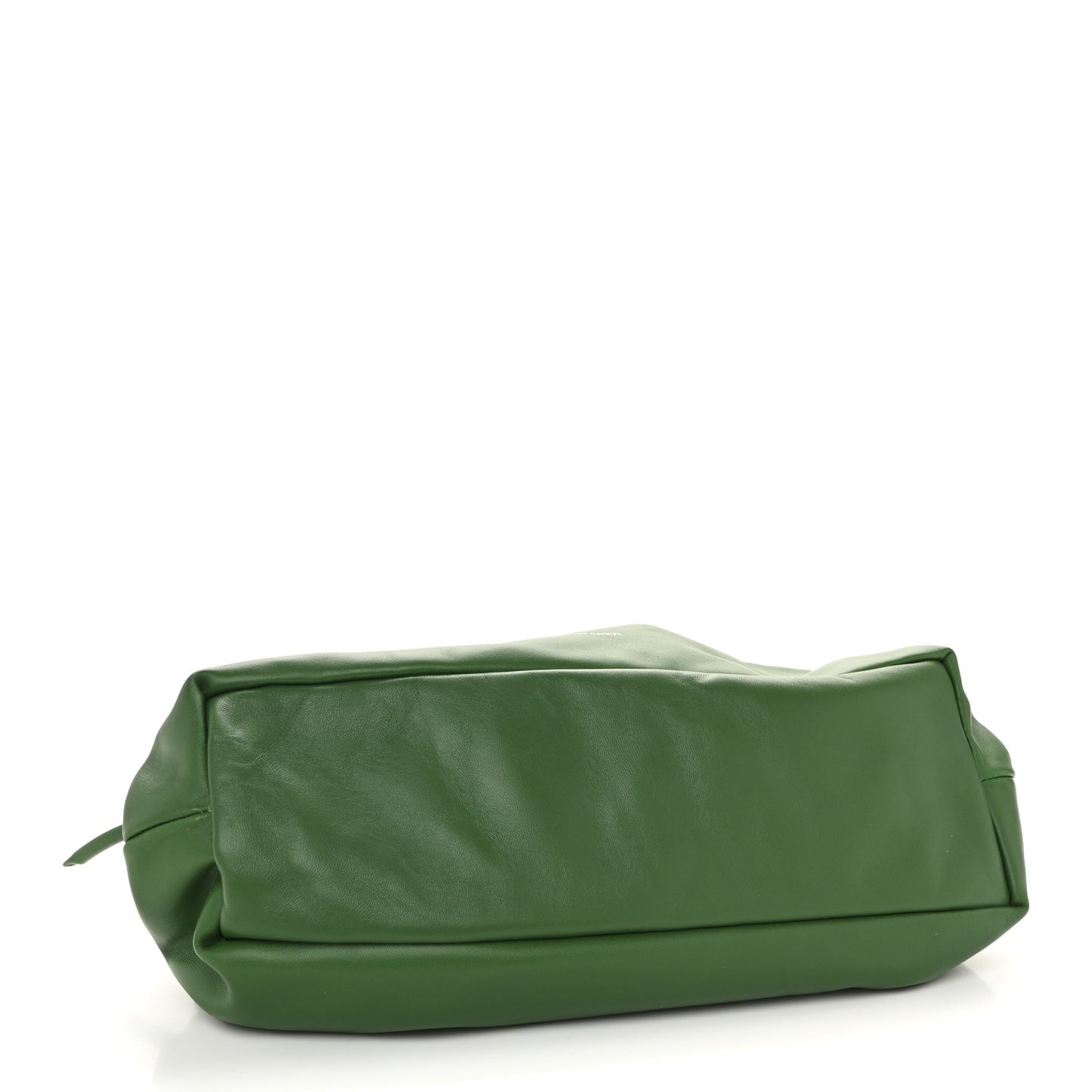 Lambskin Cloud Oversized Clutch Leaf