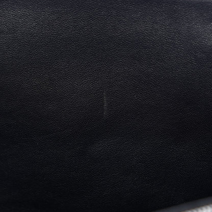 Celine Drummed Calfskin Suede Double Zip Trapeze Black 15 of 23