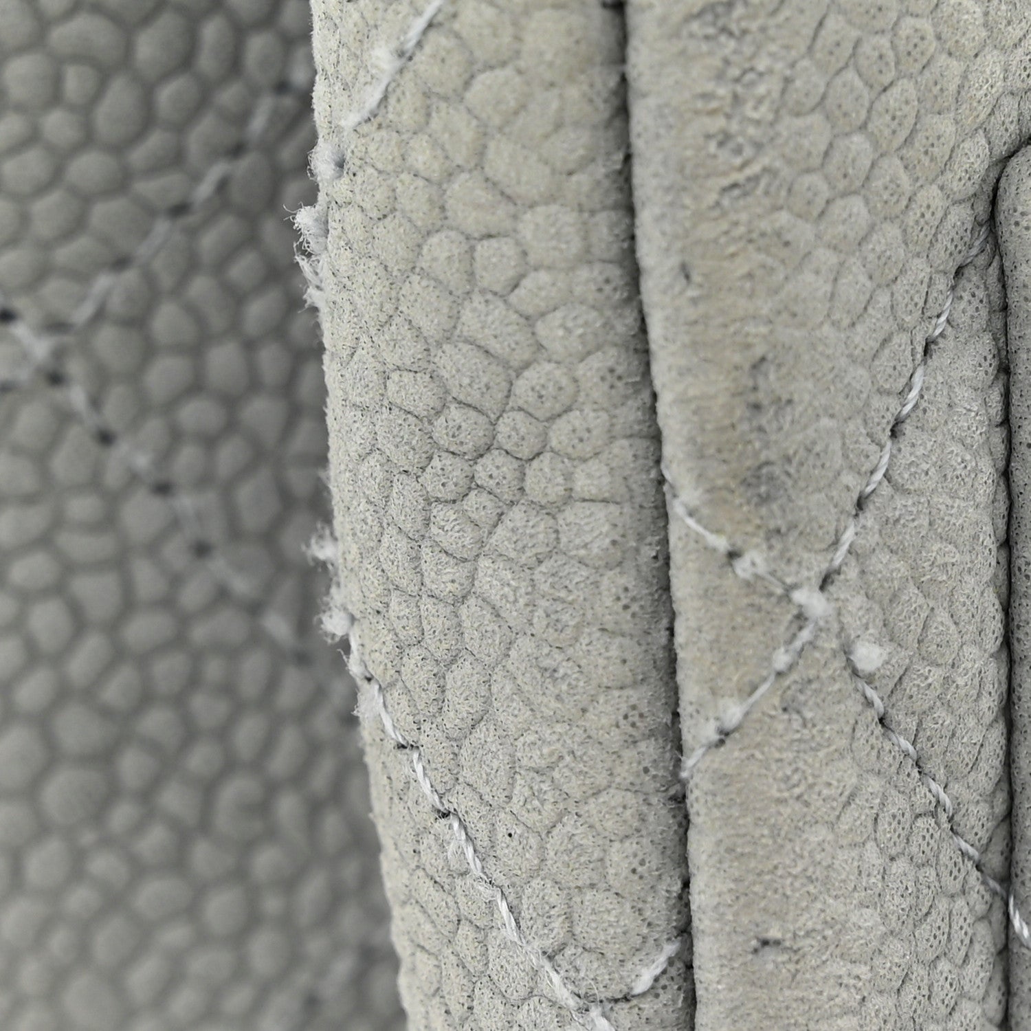 Chanel Iridescent Caviar Quilted Mini Square Flap Grey 12 of 12