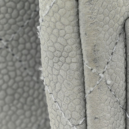 Chanel Iridescent Caviar Quilted Mini Square Flap Grey 12 of 12