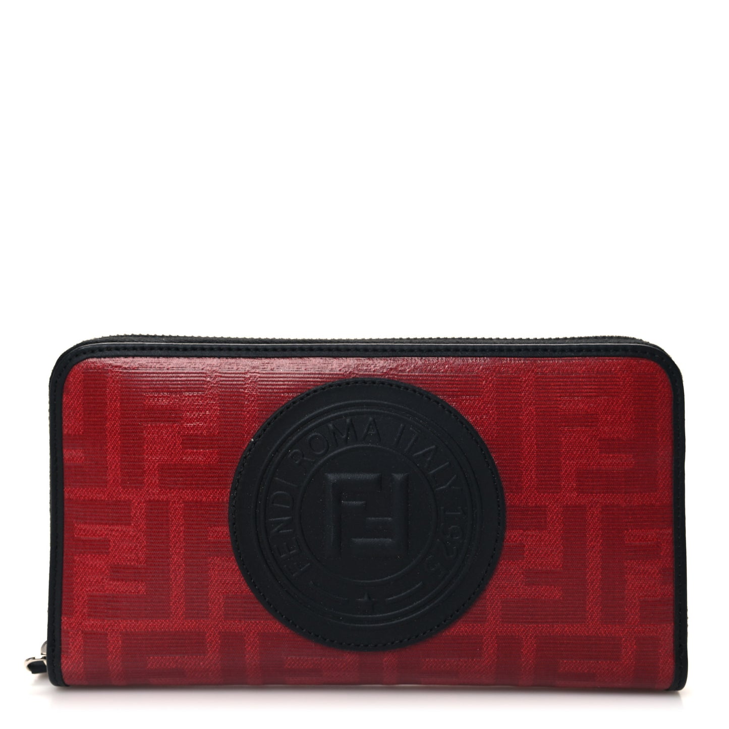 Zucchino Spalmati FF Zip Around Wallet Red