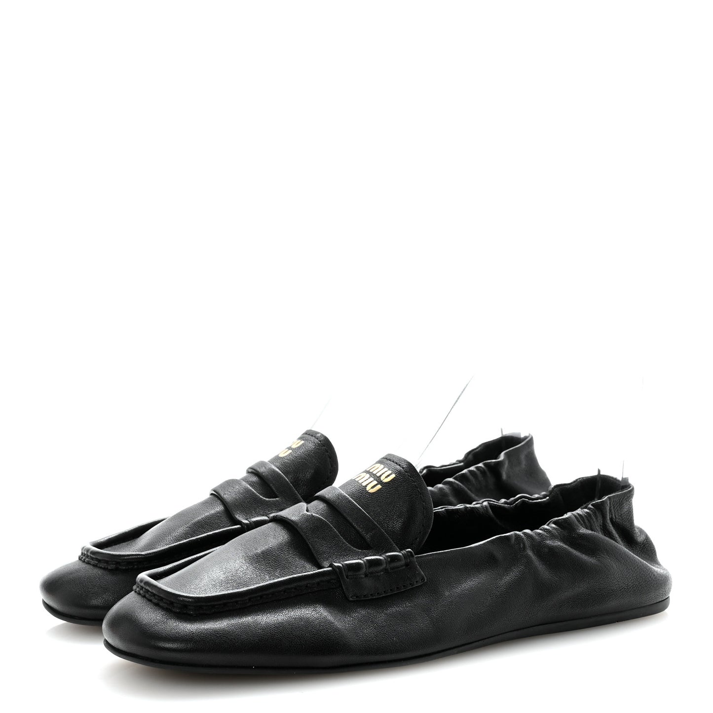 Ruches Nappa Loafer 38 Black