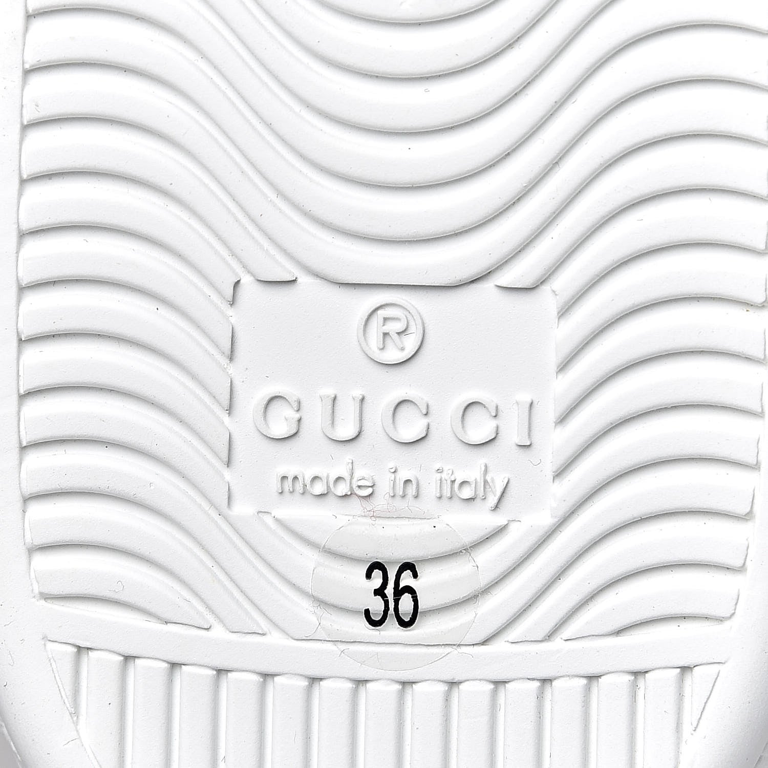 Gucci Calfskin Miro Soft Tennis Embroidered Womens Ace Sneakers 36 White Rio Blue 9 of 11
