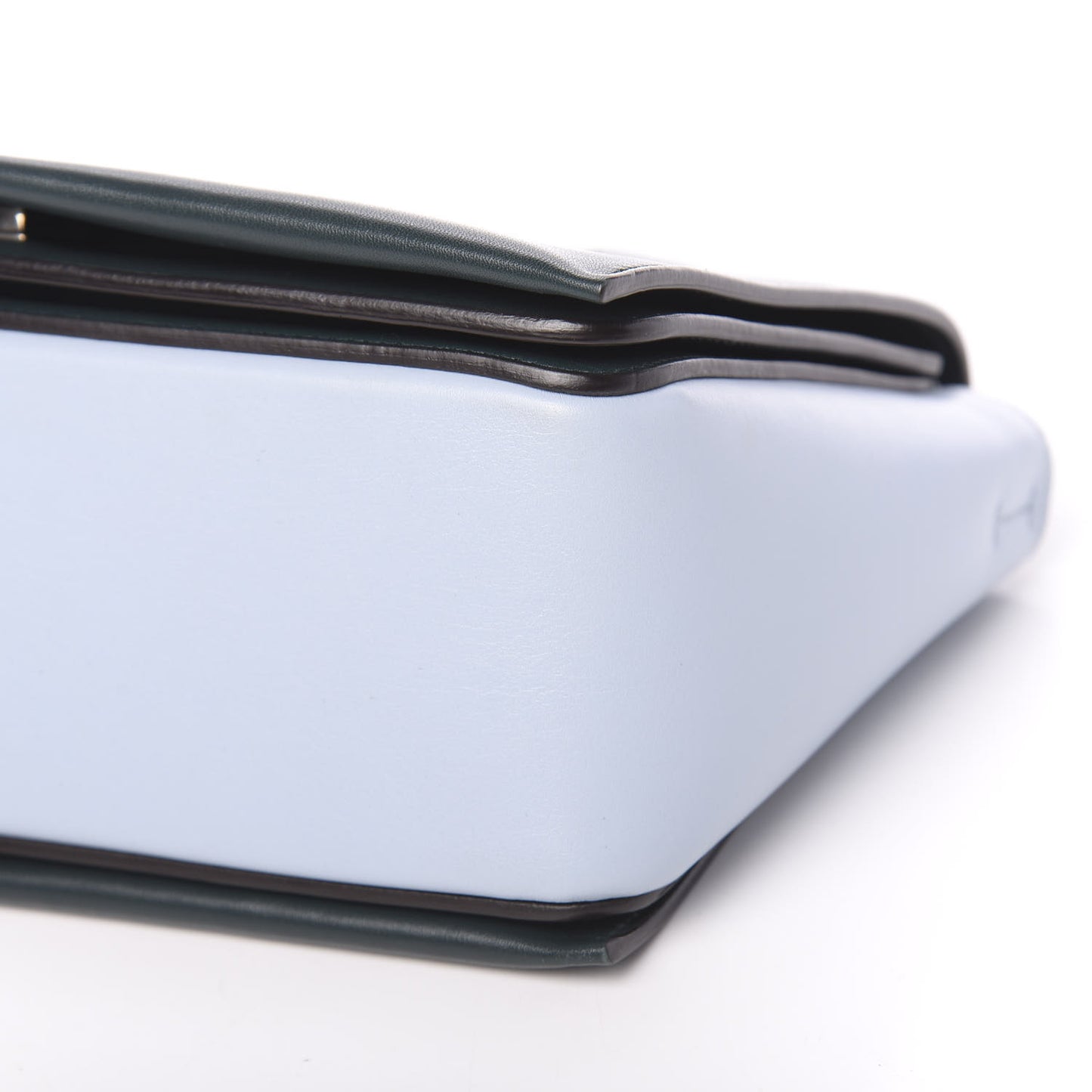 Shiny Smooth Calfskin Medium Frame Shoulder Bag