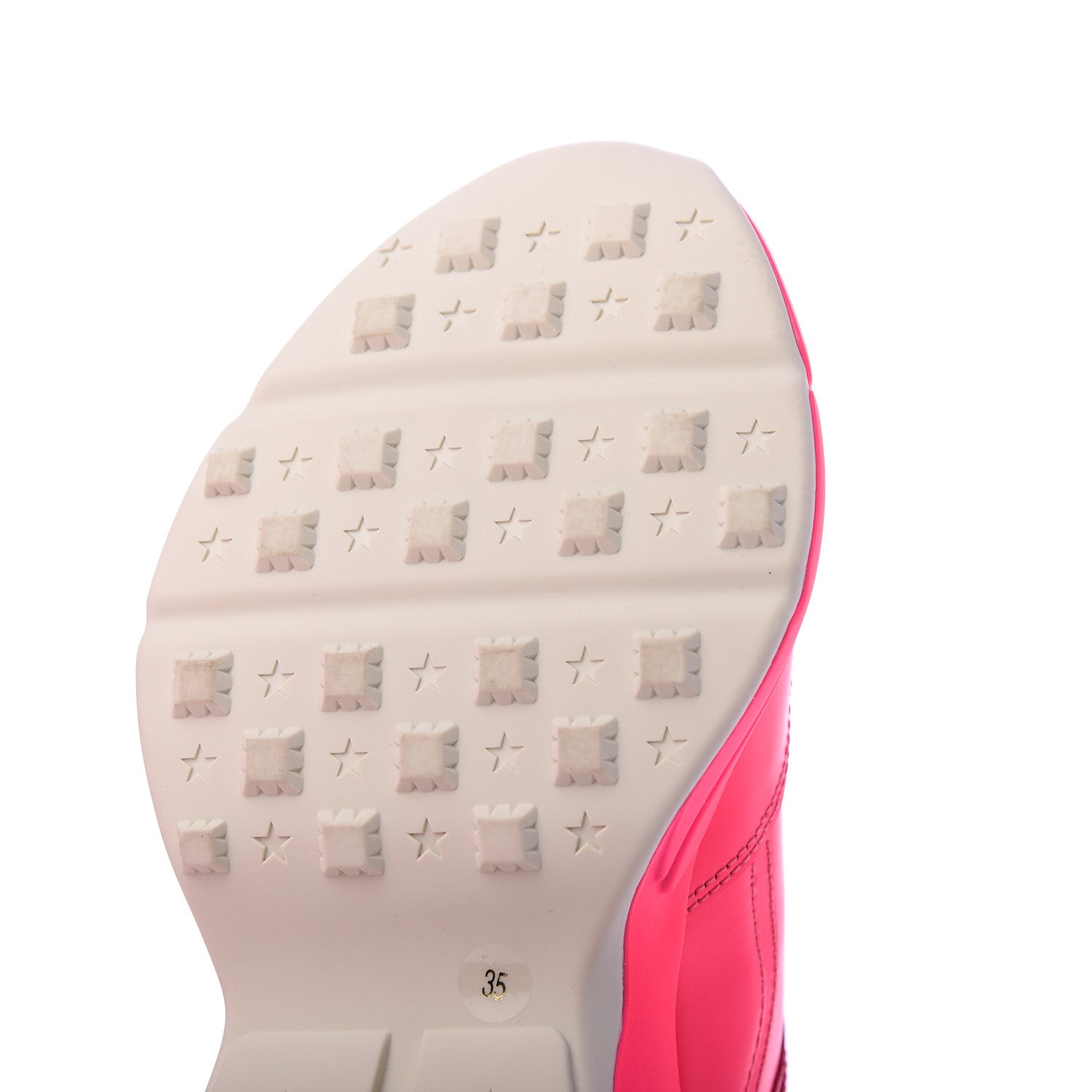 Gucci Calfskin Womens Rhyton Sneakers 35 Fluo Fuxia 8 of 13