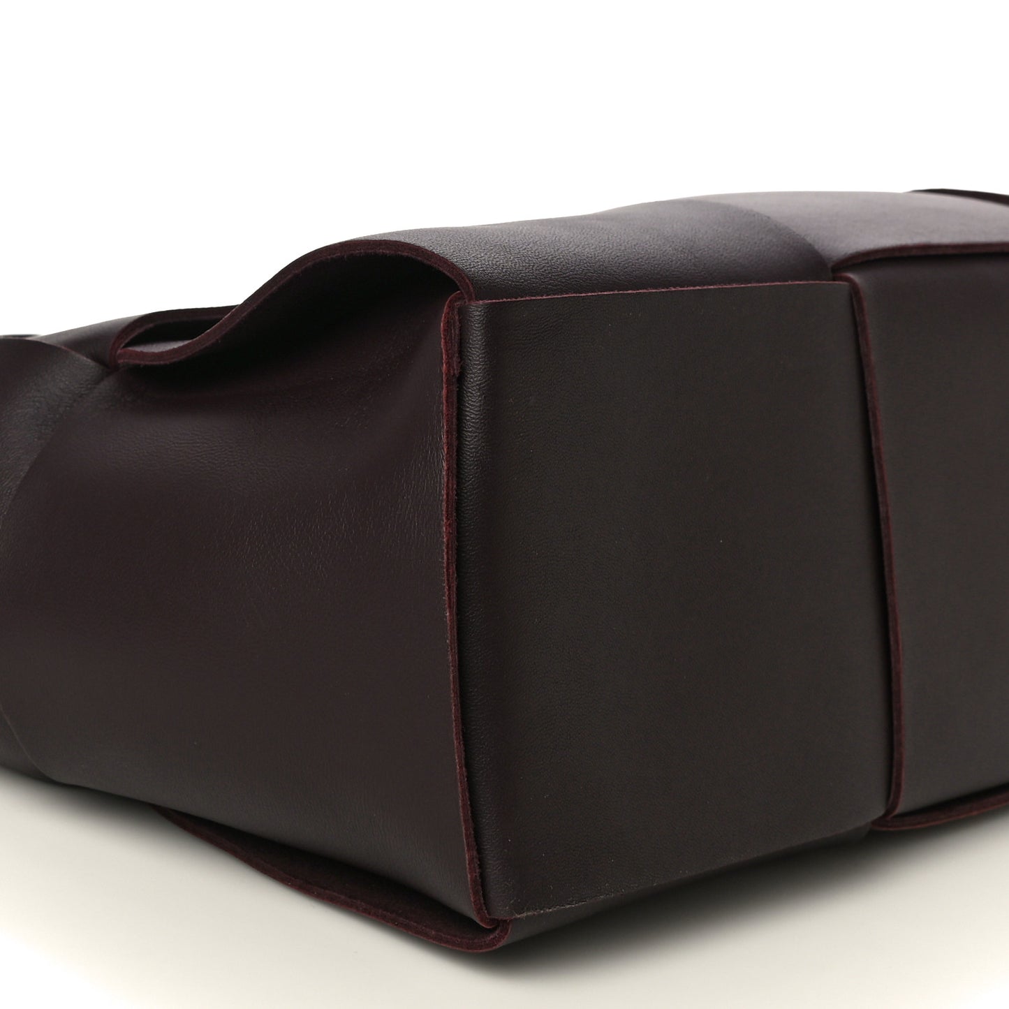 Nappa Maxi Intrecciato Medium Arco Tote Grape