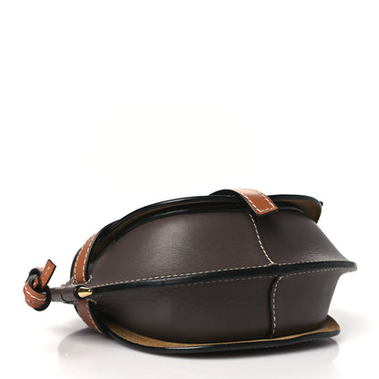 Loewe Calfskin Mini Gate Crossbody Bag Oxblood Tan Taupe 4 of 10
