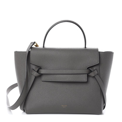 Celine Grained Calfskin Micro Belt Bag Grey 1 of 7