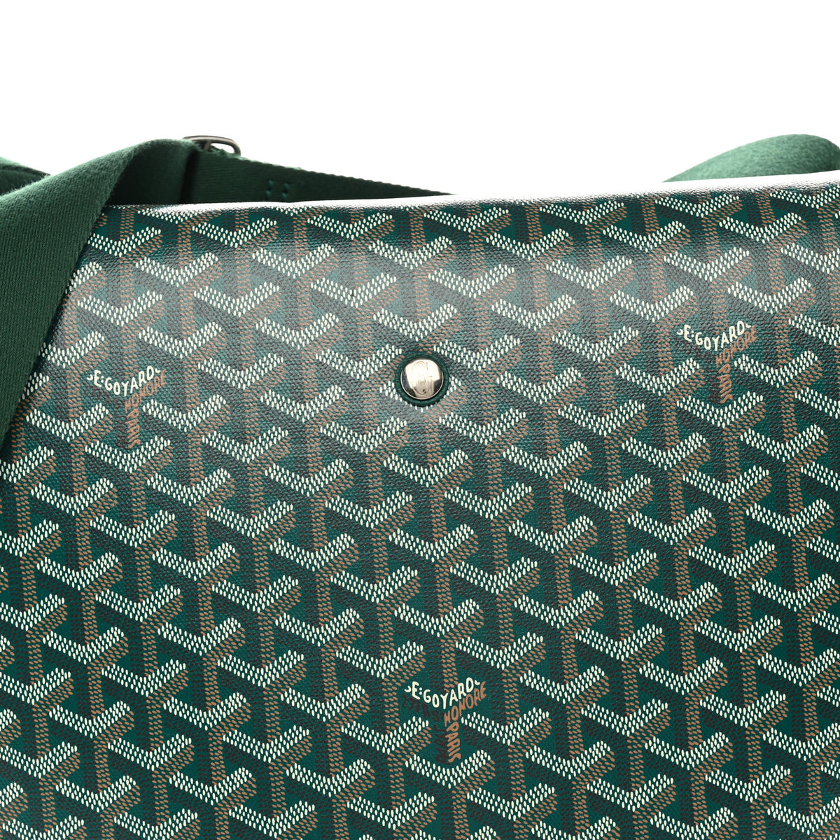 Goyardine Capetien Messenger Bag Green