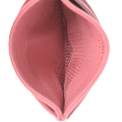 Chanel Caviar Camellia Embossed Card Holder Pink 5 of 10