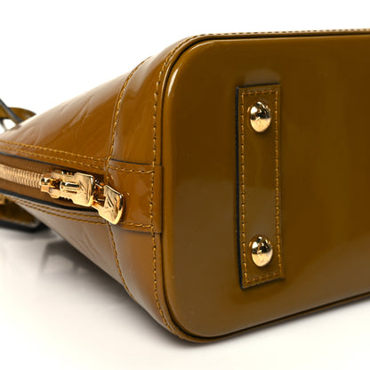 Louis Vuitton Vernis Alma BB Vert Olive 8 of 10