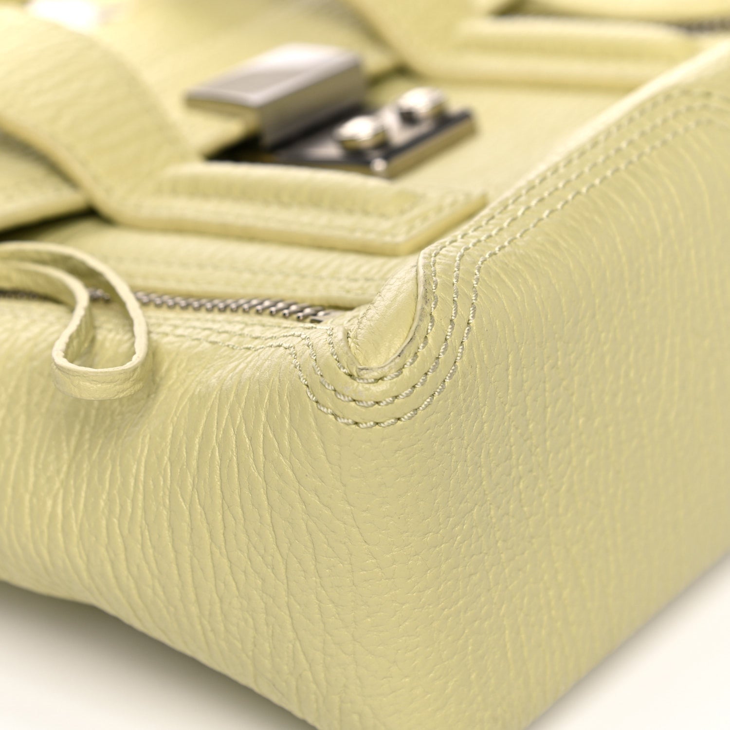3.1 Phillip Lim Textured Calfskin Mini Pashli Satchel Citron 9 of 20