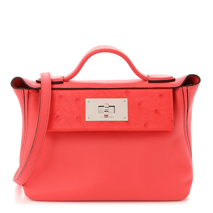 Hermes Evercolor Ostrich Touch 24/24 21 Rose Texas 1 of 11