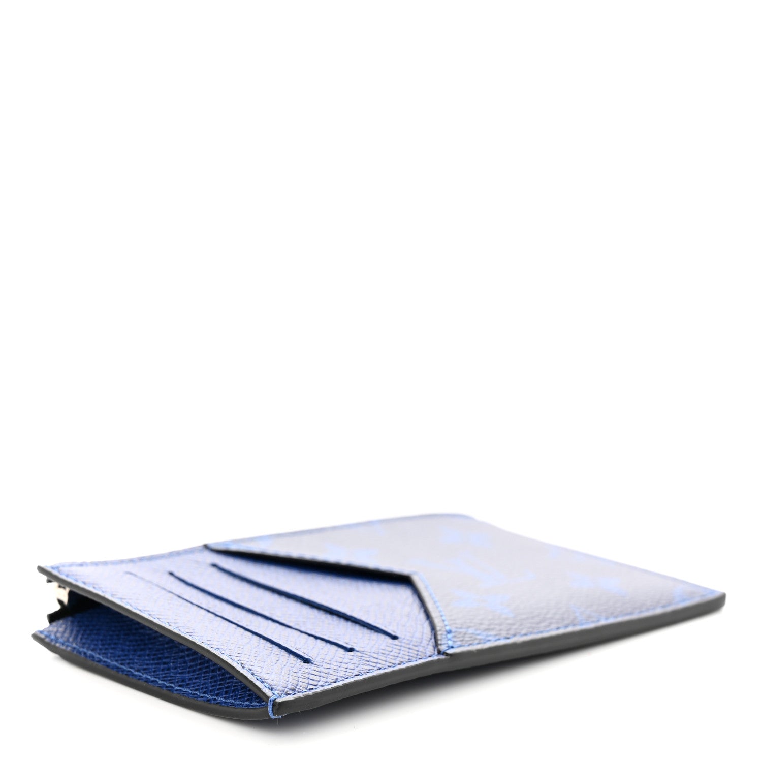 Louis Vuitton Monogram Taiga Coin Card Holder Cobalt 4 of 7