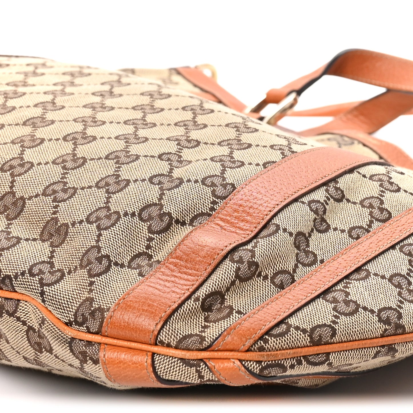 Monogram Medium Abbey Convertible Tote Brown