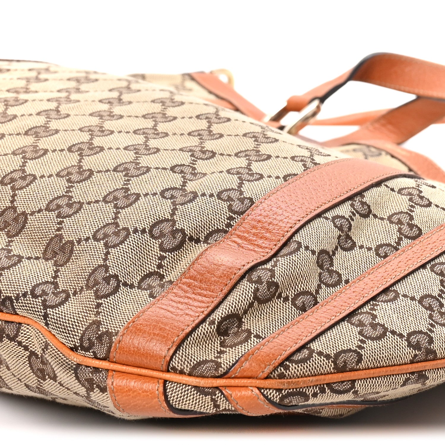 Gucci Monogram Medium Abbey Convertible Tote Brown 10 of 10
