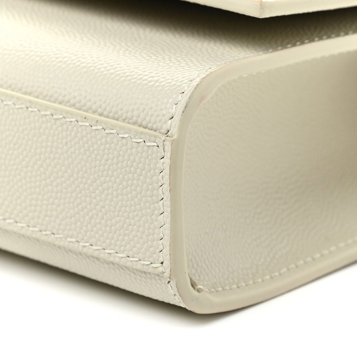 Grain De Poudre Small Monogram Kate Satchel Crema Soft