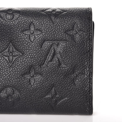 Louis Vuitton Empreinte Compact Curieuse Wallet Black 8 of 9